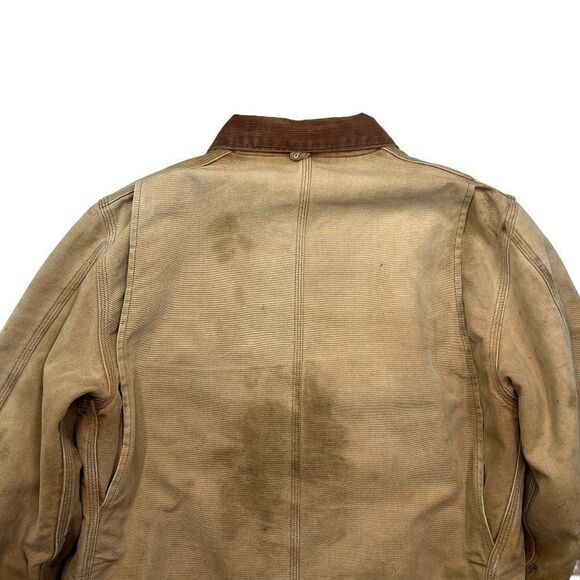 Carhartt Coat Mens Size 42 Vintage C04 Duck Blanket Lined Insulated Chore Jacket - Picture 7 of 11